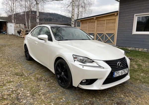 Lexus IS cena 84900 przebieg: 60200, rok produkcji 2015 z Górzno małe 106